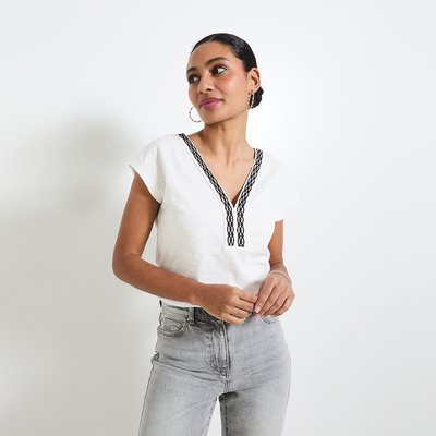 T-shirt col tunisien GRAIN DE MALICE