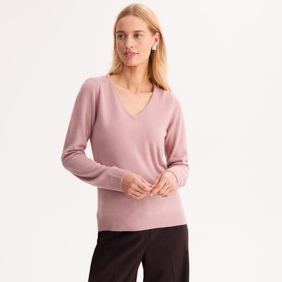 Pull col V, fine maille au toucher très doux ANNE WEYBURN