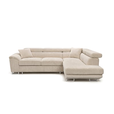 Canapé d'angle droit 5 places convertible, BAOJI LISA DESIGN