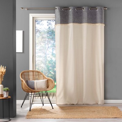 Rideau à parement frangé DOUCEUR D'INTÉRIEUR