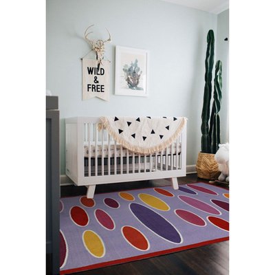 Tapis imprimé d'ovales THE DECO FACTORY