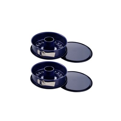 Lot de 2 moules à manqué avec fond à savarin Dr Oetker DR OETKER