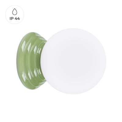 Applique murale Céramique Vert Olive G9 1 Zori EDEN