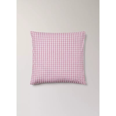 Taie d'oreiller coton carreaux vichy 60x60 cm MANGO HOME