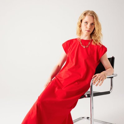 Robe tee shirt sans manche La Redoute