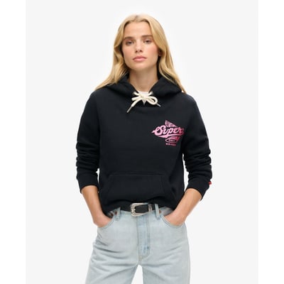Sweat à capuche métallisé Athletic SUPERDRY