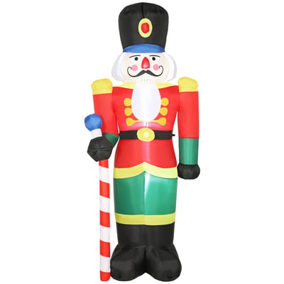 Soldat gonflable en forme de noix Polyester OUTSUNNY