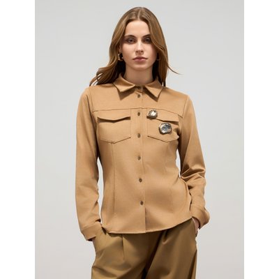 Chemise en tissu doux effet daim OLTRE