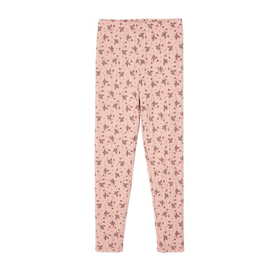 Legging à fleurs maille pointelle VERTBAUDET