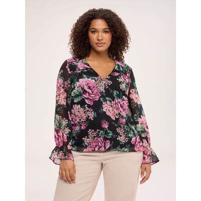 Blouse à imprimé fleuri FIORELLA RUBINO
