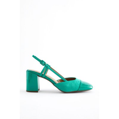 Chaussures carrées à talon épais NEXT