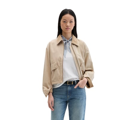 Barnjacket garment-dyed régulier en sergé de coton organique MARC O'POLO