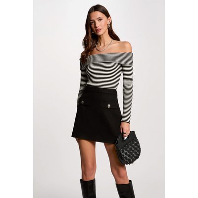 Robe courte droite 2-en-1 MORGAN