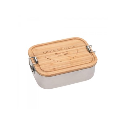 Boîte à goûter / Lunch box inox Adventure Tracteur LASSIG