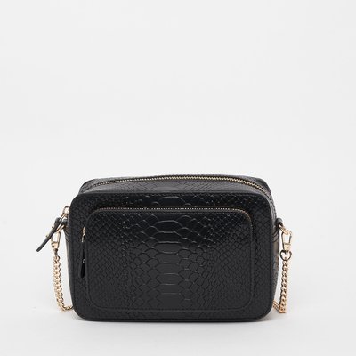 Sac bandoulière en cuir effet croco STONE PETITE MENDIGOTE