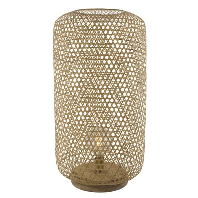 Lampadaire en cannage style bohème MIRENA GLOBO LIGHTING