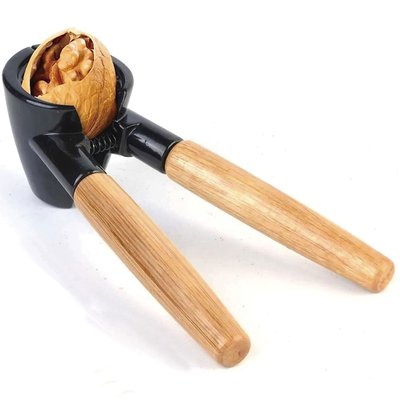 Casse-noisette bois et métal noir WADIGA