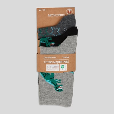 Lot de 3 chaussettes MONOPRIX KIDS