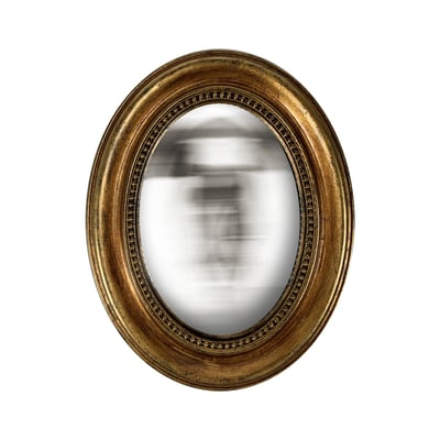 Miroir convexe ovale 24x19cm EMDE