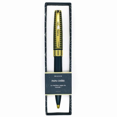 Stylo bille personnalisé PAPA CHÉRI DRAEGER PARIS