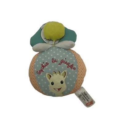 Peluche balle vibrante et sonore Sophie la girafe - Bon état VULLI