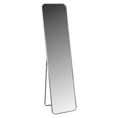 MIROIR SUR PIED BOELY HM9577.40 CADRE EN ALUMINIUM COULEUR ARGENT 40x35x160Hcm. STELLAMEUBLES