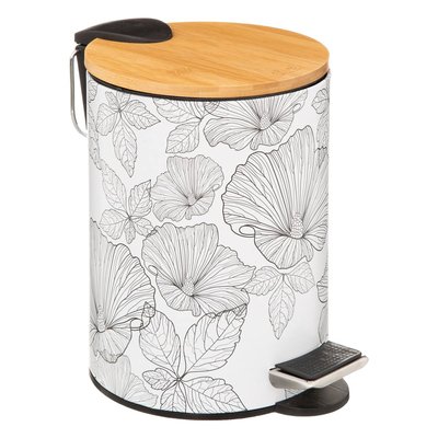 Poubelle Soft close 3L BLACKFLORA 5FIVE SIMPLY SMART