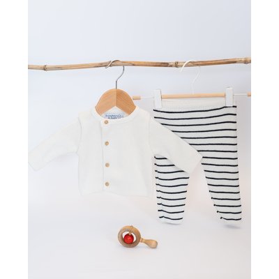 Coffret de naissance en laine  - SAINT-JEAN-DE-LUZ LA MANUFACTURE DE LAYETTE