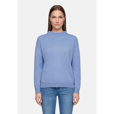 Pull-over en maille basique à col droit BETTY BARCLAY