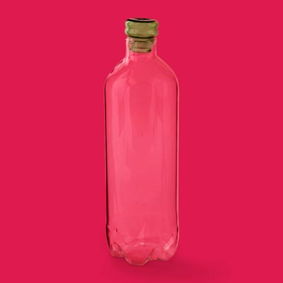 Bouteille avec bouchon, 1L, en verre MONOPRIX