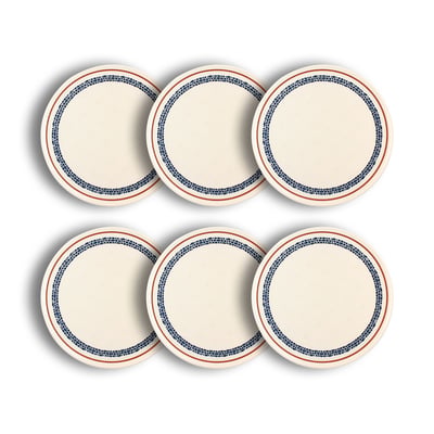 Lot de 6 assiettes à pizza en faience 32cm, AMATXI NOVASTYL
