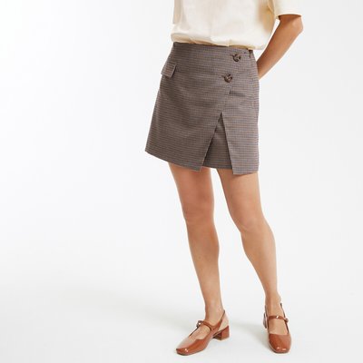 Jupe-short pied de poule LA REDOUTE COLLECTIONS