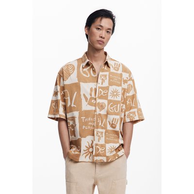 Chemise à manches courtes à carreaux DESIGUAL