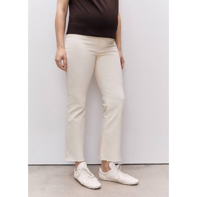 Jean de grossesse flare crop MANGO
