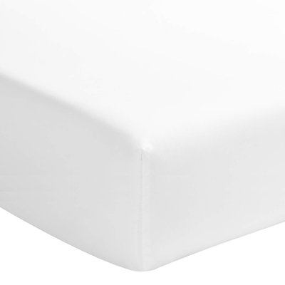 Drap housse satin de coton bonnet 40 made in France TERRE DE NUIT