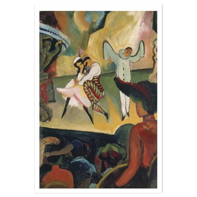 Affiche celebre Russisches Ballett I par August Macke HEXOA