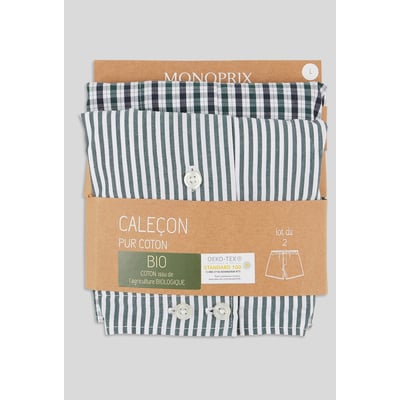 Lot de 2 caleçons MONOPRIX