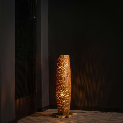 Lampadaire en bois de teck recyclé 104 cm JAVA PIER IMPORT