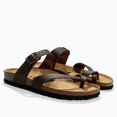 Tongs en cuir DIANE pour femme BAYTON