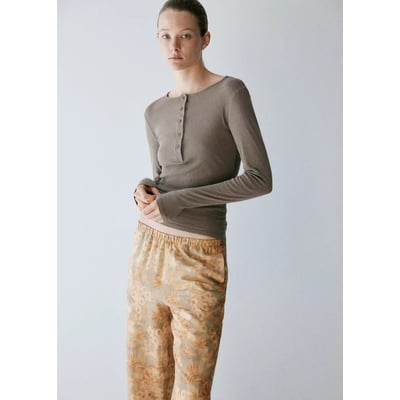 T-shirt de pyjama 100 % coton MANGO