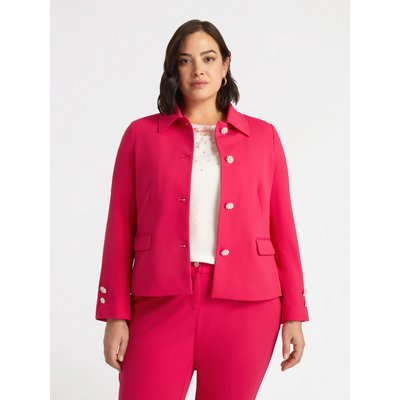 Veste avec col et boutons bijoux, longueur hanches FIORELLA RUBINO