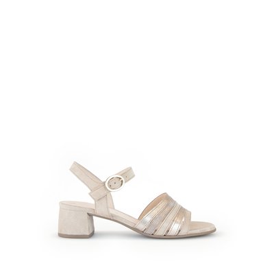 Sandales en cuir à talon décroché block GABOR