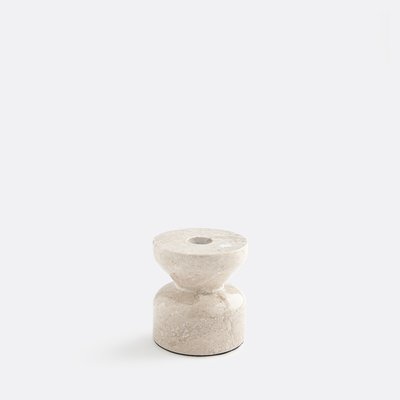 Bougeoir en travertin H8,5 cm, Ghama LA REDOUTE INTERIEURS