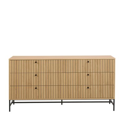 Commode 6 tiroirs en bois L157.9cm - STORO DRAWER