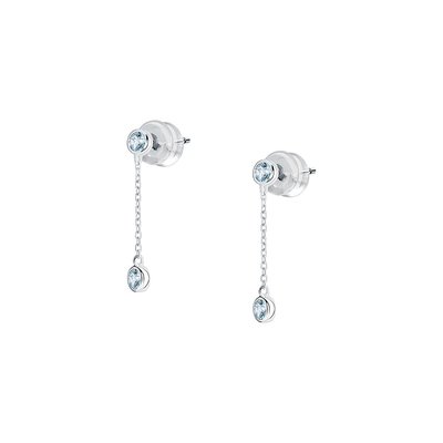 Boucles d'oreilles en or 375 et topazee CLEOR