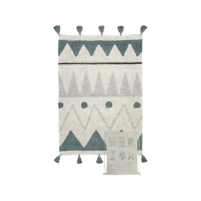 Tapis Rectangulaire en coton Mini Aztèque MINI ONES LORENA CANALS