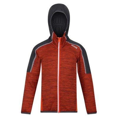 Veste chinée à capuche motif/style panneau contrasté BURNTON REGATTA
