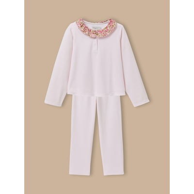 Pyjama col tissu Liberty CYRILLUS