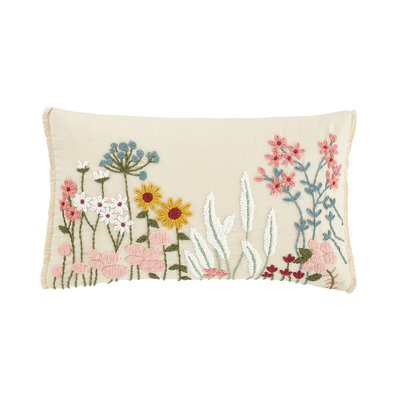 Countryside Floral Embellished Cushion CATHERINE LANSFIELD