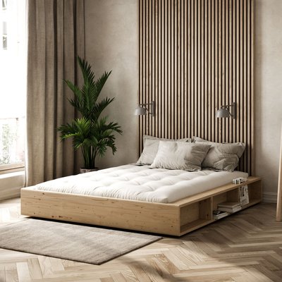 Lit futon en pin massif, avec tatami KARUP DESIGN